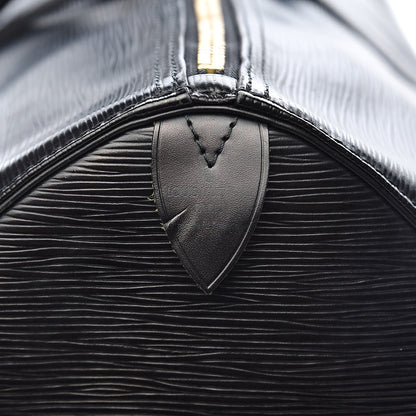Louis Vuitton Epi Keepall 50 Black 7 of 15