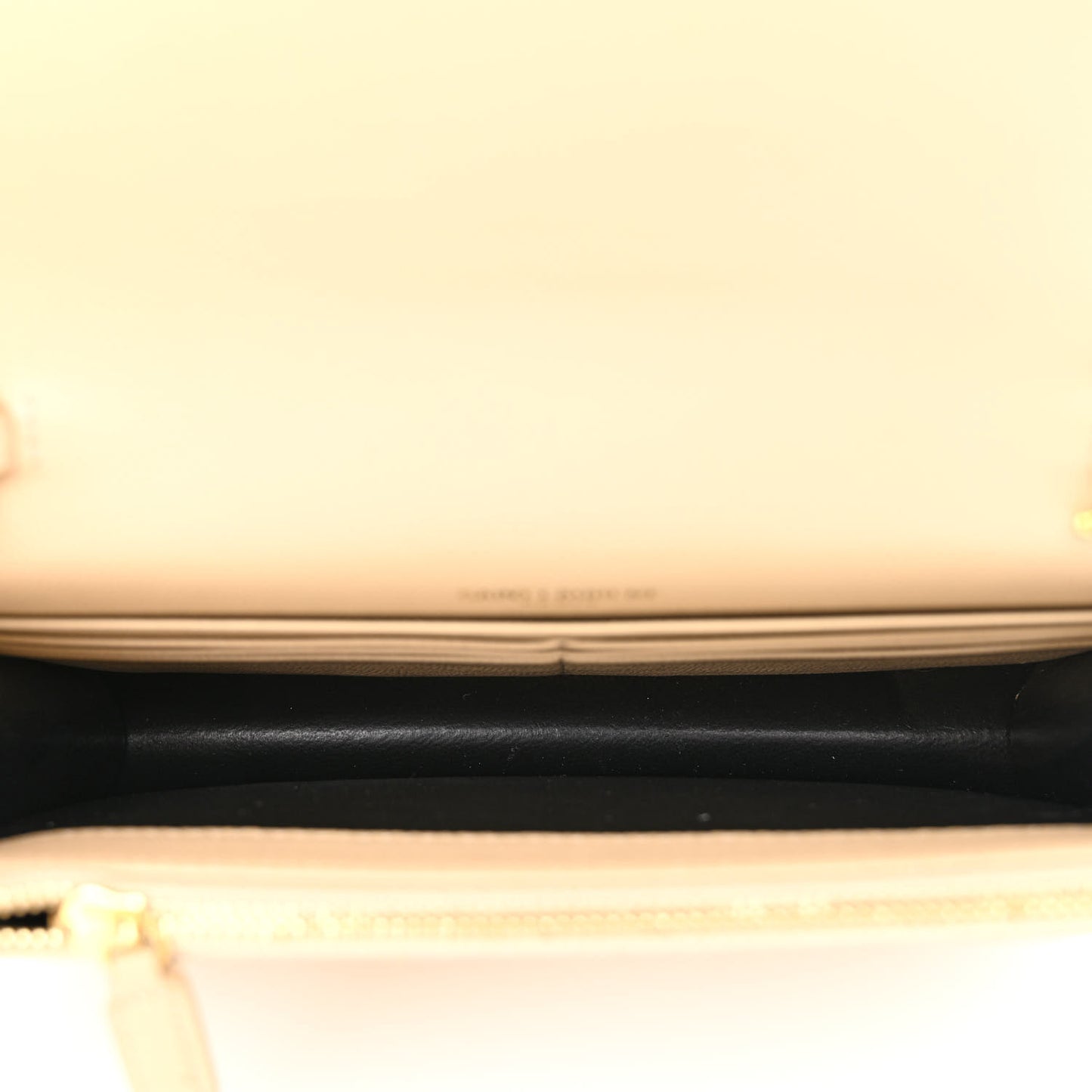 Grain De Poudre Matelasse Chevron Monogram Envelope Chain Wallet Nude Powder