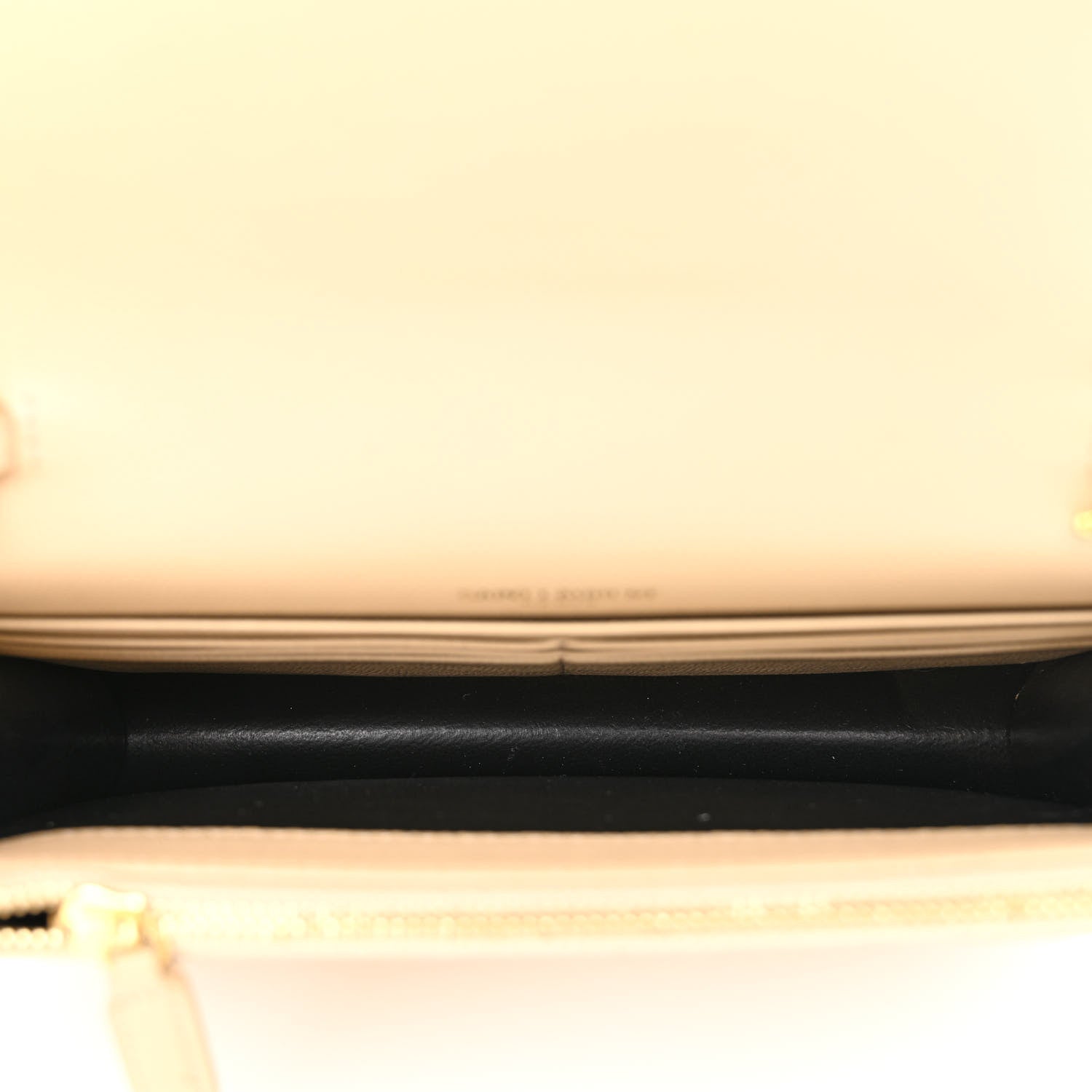Saint Laurent Grain De Poudre Matelasse Chevron Monogram Envelope Chain Wallet Nude Powder 5 of 10