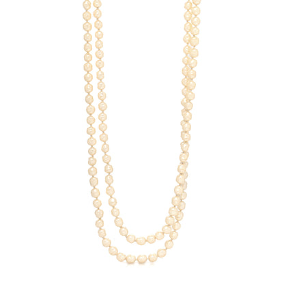 Chanel Pearl CC Long Necklace Gold 1 of 4
