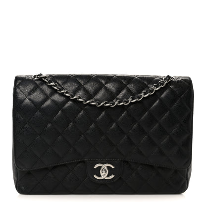 Chanel Caviar Quilted Maxi Double Flap Black 1 of 11