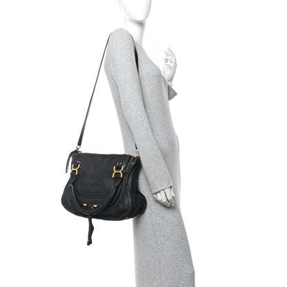 Chloe Calfskin Medium Marcie Satchel Black 2 of 18