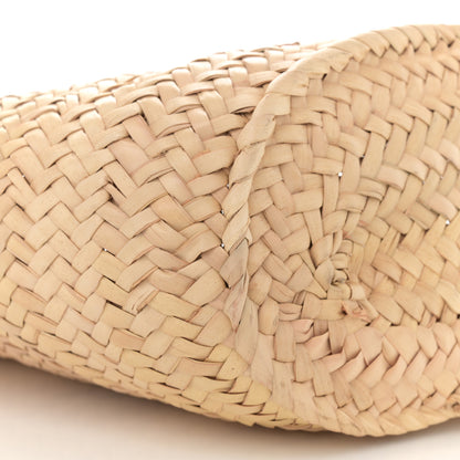 Loewe Raffia Medium Basket Tote Bag Natural Tan 8 of 11