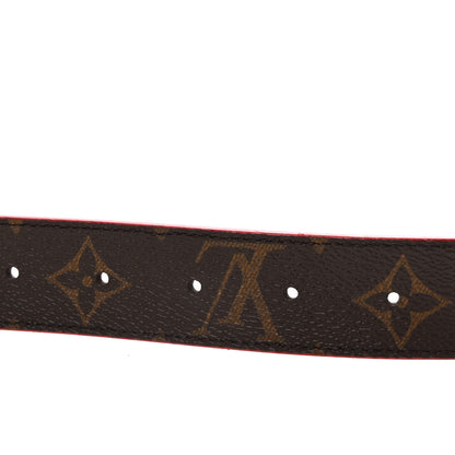 Louis Vuitton Monogram 30mm LV Initiales Reversible Belt 80 32 Red 3 of 6