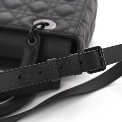 Christian Dior Ultra Matte Calfskin Cannage Medium Lady Dior Black 11 of 14