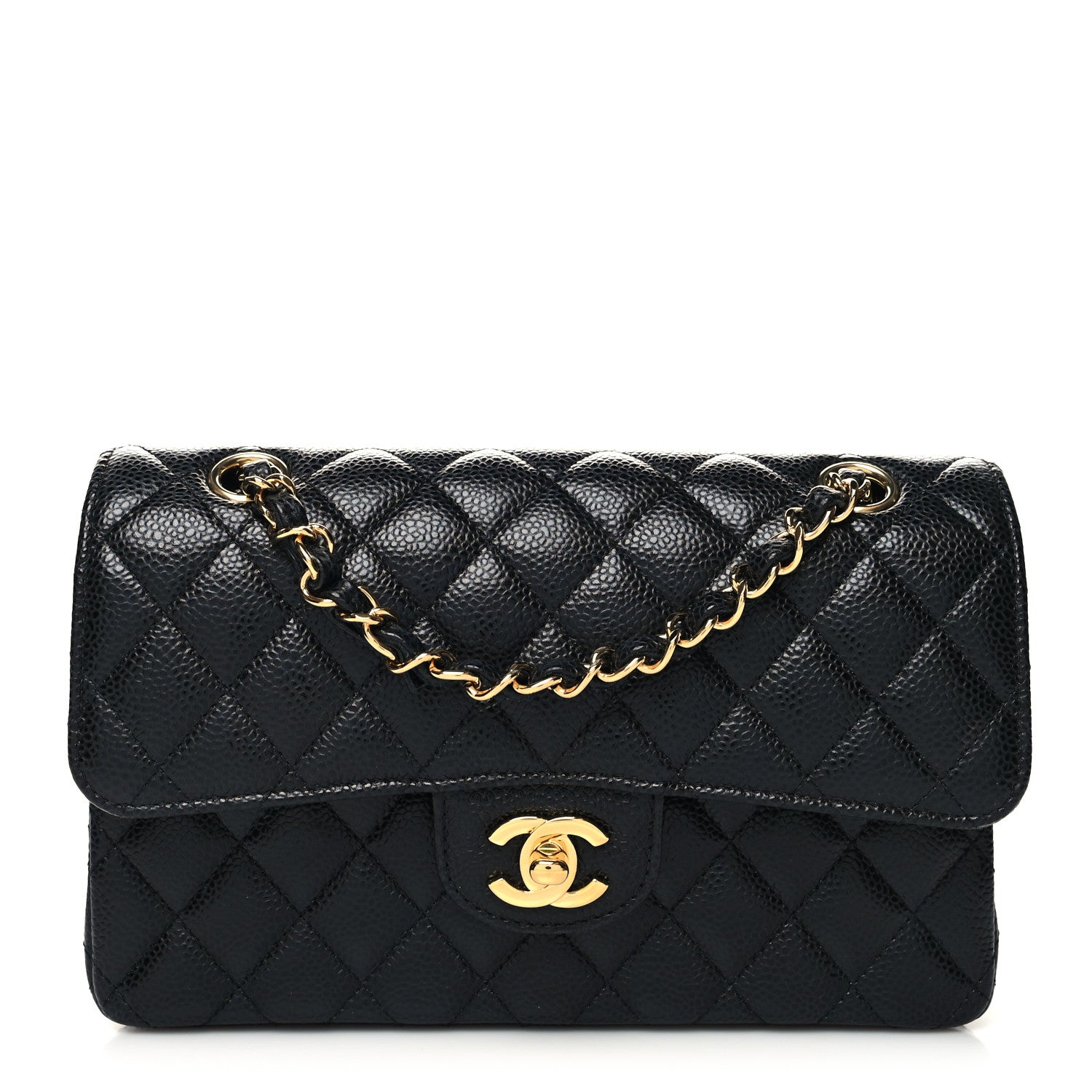 Chanel Caviar Quilted Small Double Flap Black 1 of 10