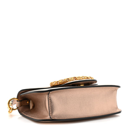 Valentino Garavani Laminated Calfskin Jewels Vlogo Small Loco Shoulder Bag Rose Cannelle 4 of 10