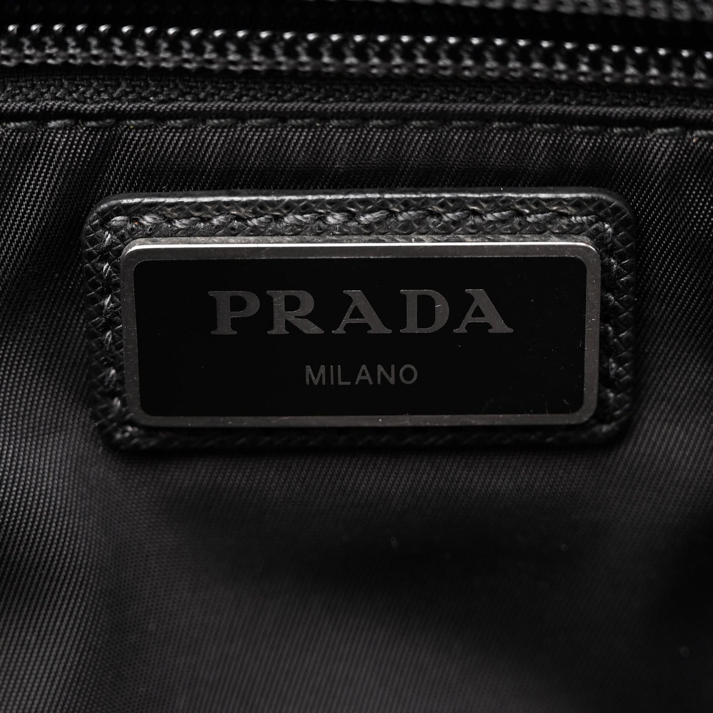 Re-Nylon Saffiano Belt Bag Black