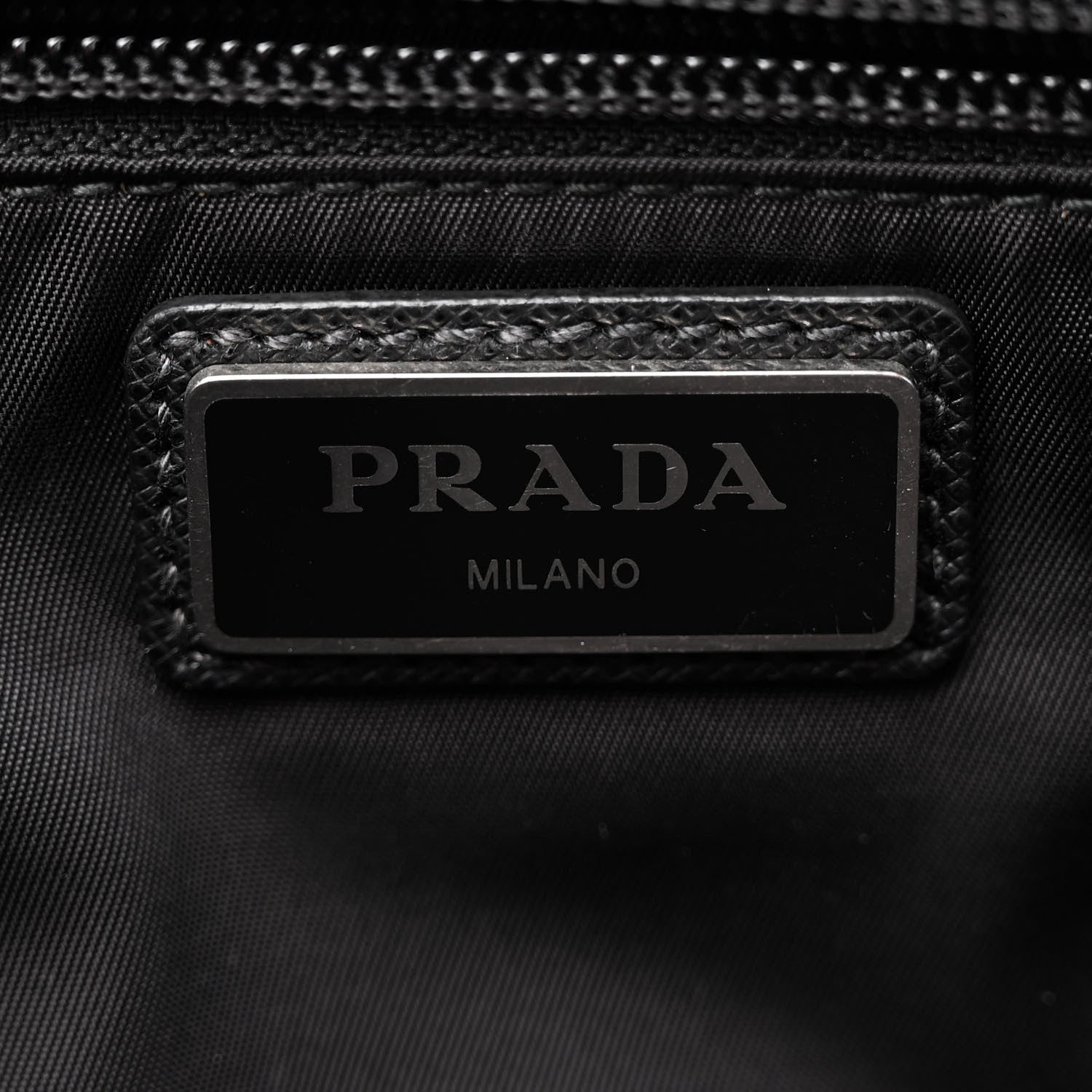 Prada Re-Nylon Saffiano Belt Bag Black 6 of 10