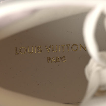 Louis Vuitton Canvas Monogram LV Squad Sneaker Boots 39 White Pink 8 of 8