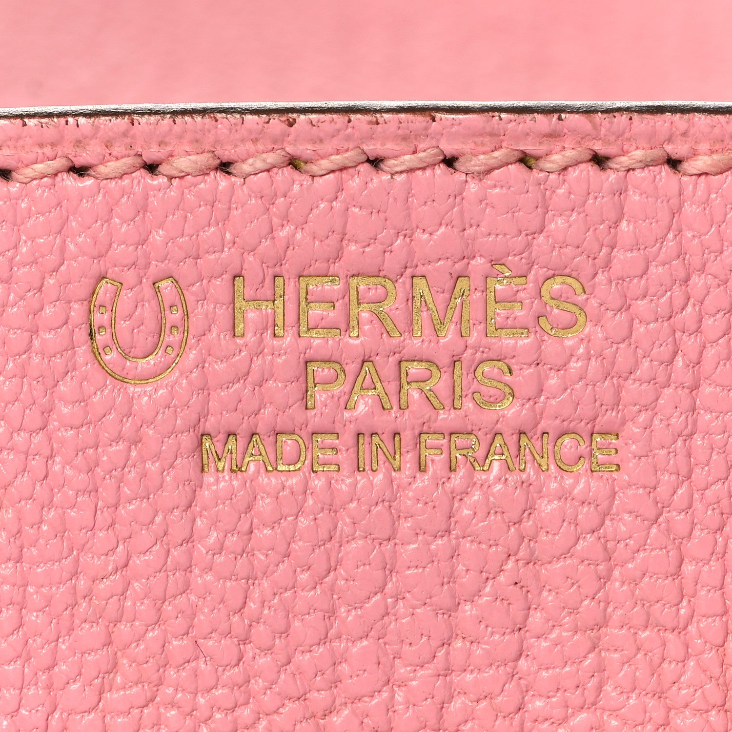 Hermes Chevre Mysore Horseshoe Birkin 30 Rose Confetti Soufre 23 of 47