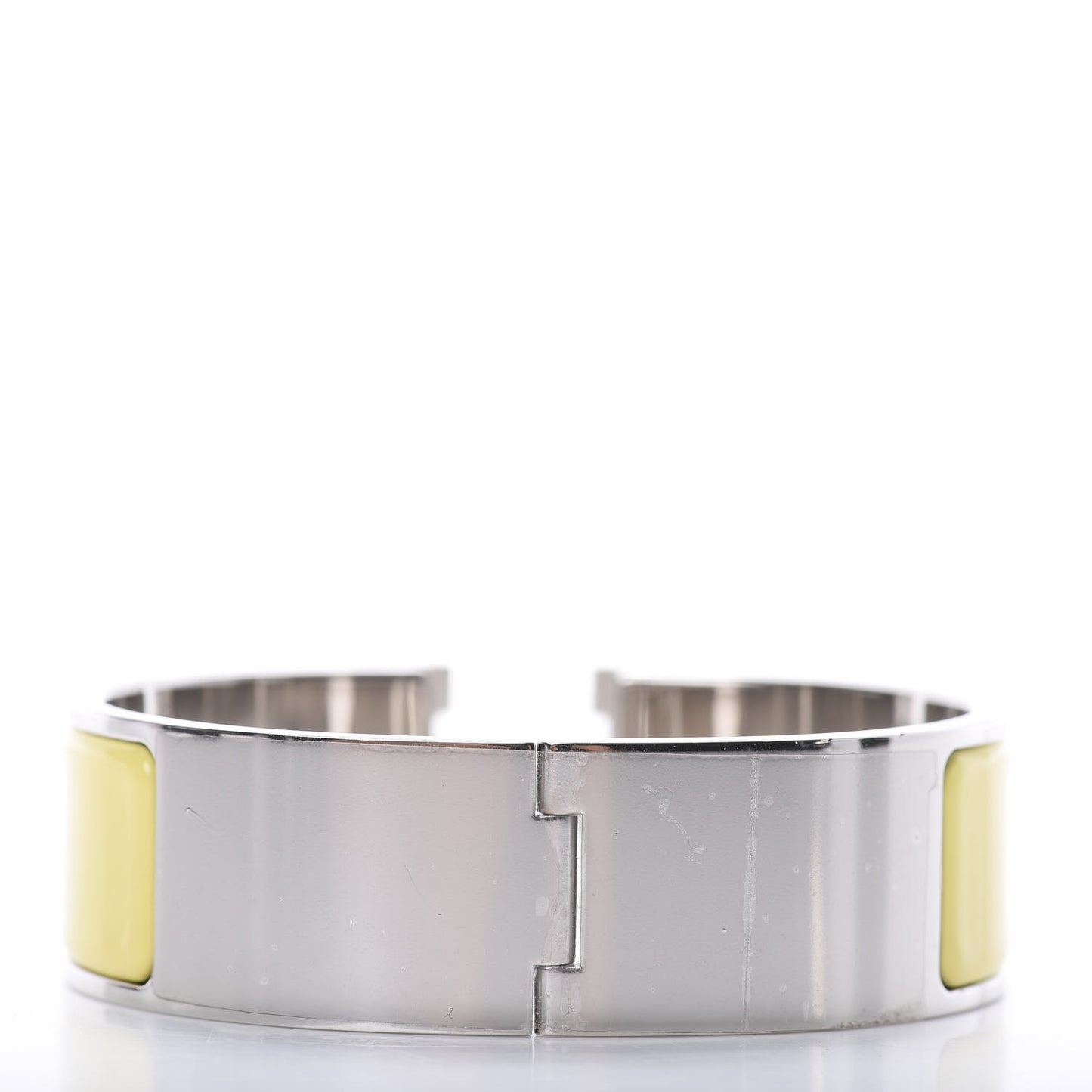 Enamel Wide Clic Clac H Bracelet GM Jaune D'or