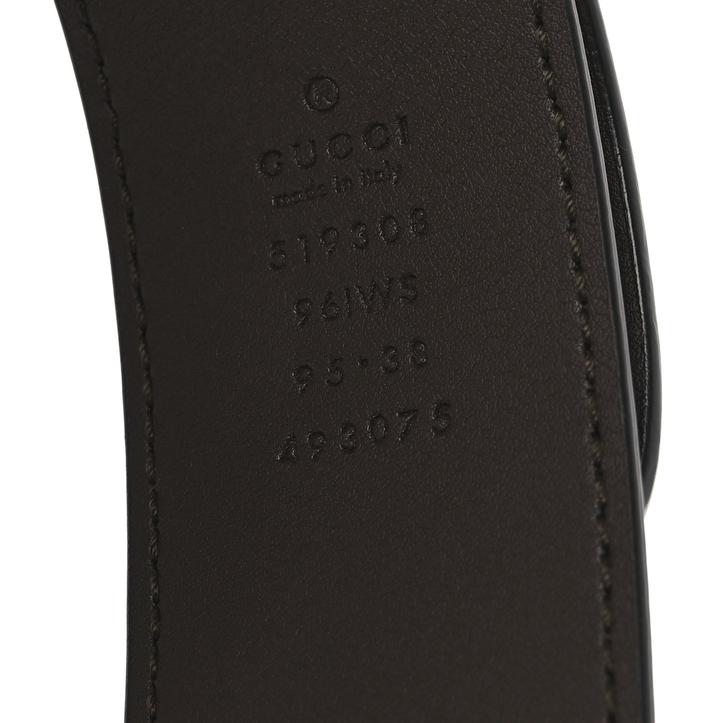 GG Supreme Monogram Ophidia Belted iPhone Case 95 38 Dark Brown