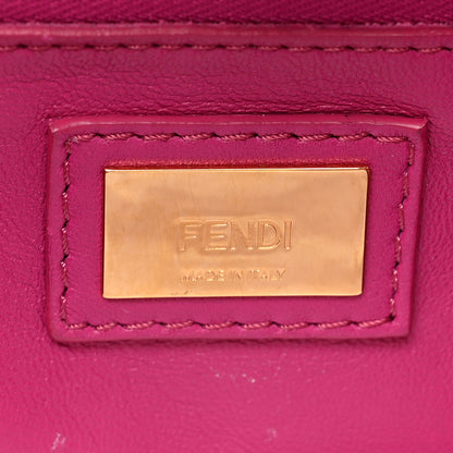 Fendi Nappa Mini Peekaboo Iconic Satchel Magenta 7 of 15
