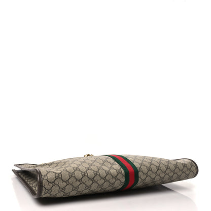 Gucci GG Supreme Monogram Large Rajah Chain Tote Beige New Acero 5 of 10