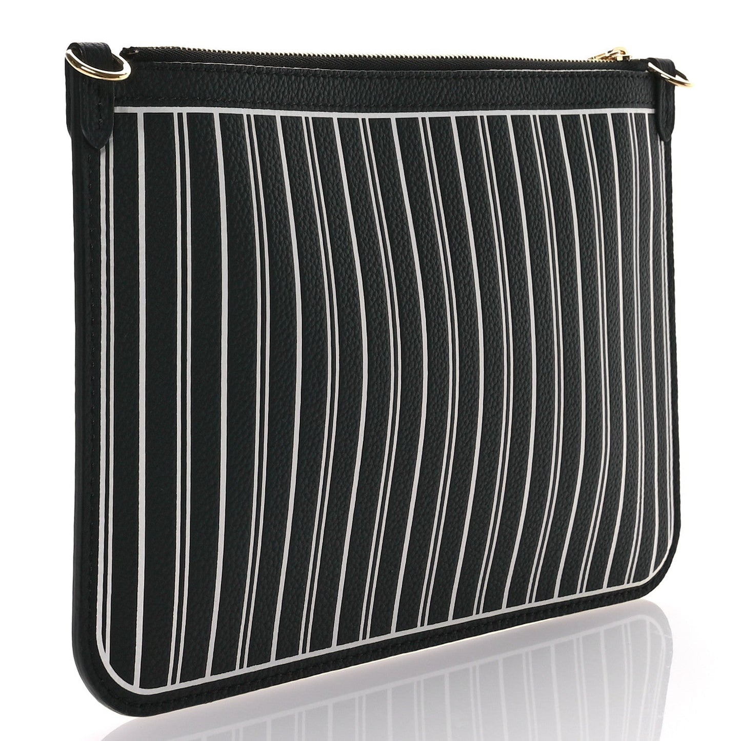 Calfskin Neverfull Inside Out MM Pochette Black