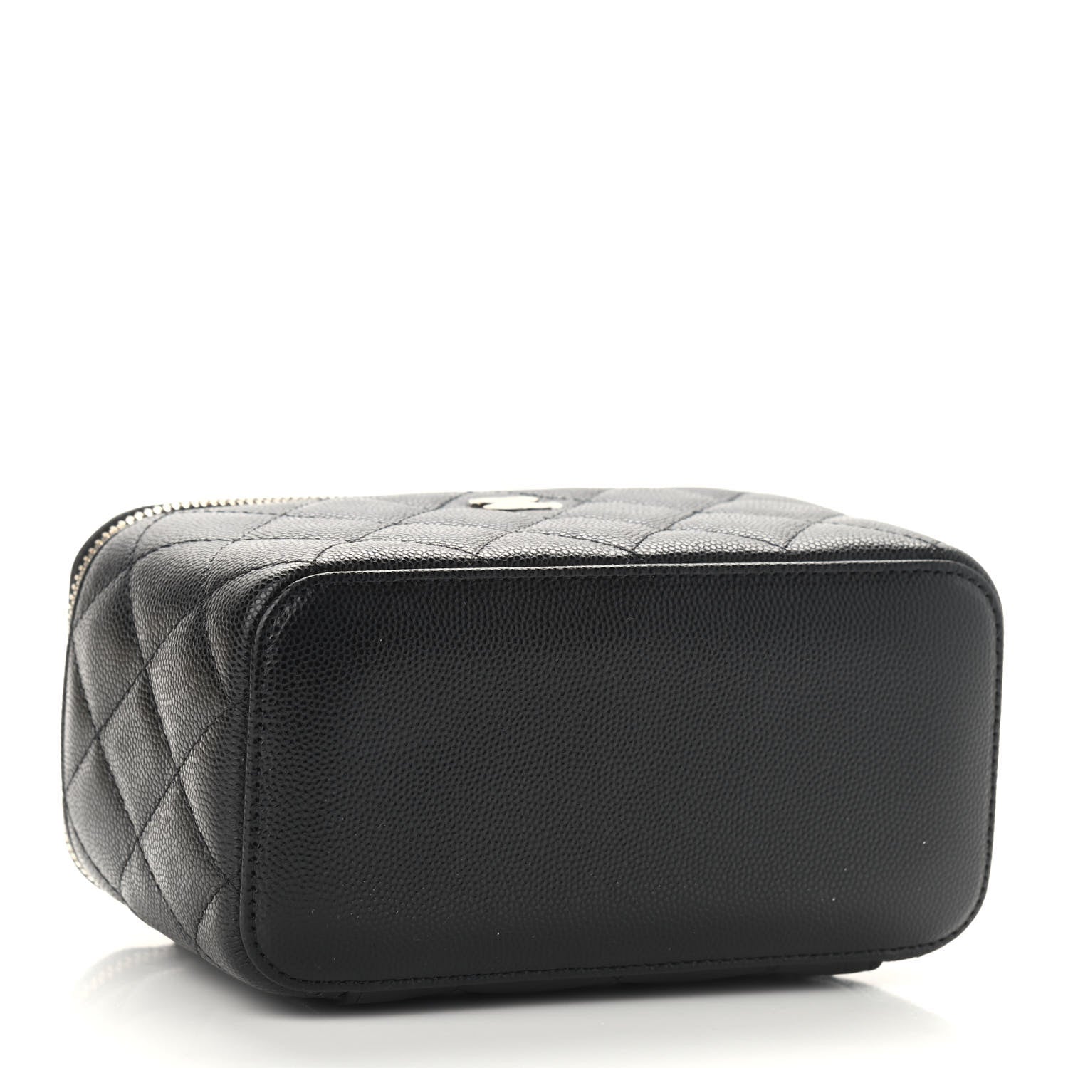Chanel Caviar Quilted Small Vanity Case With Chain Black 4 of 9
