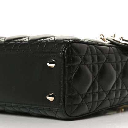 Christian Dior Lambskin Cannage Small Lucky Badges My Lady Dior Black 6 of 11