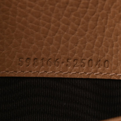 Gucci Dollar Calfskin Interlocking G Continental Wallet Camelia 7 of 7