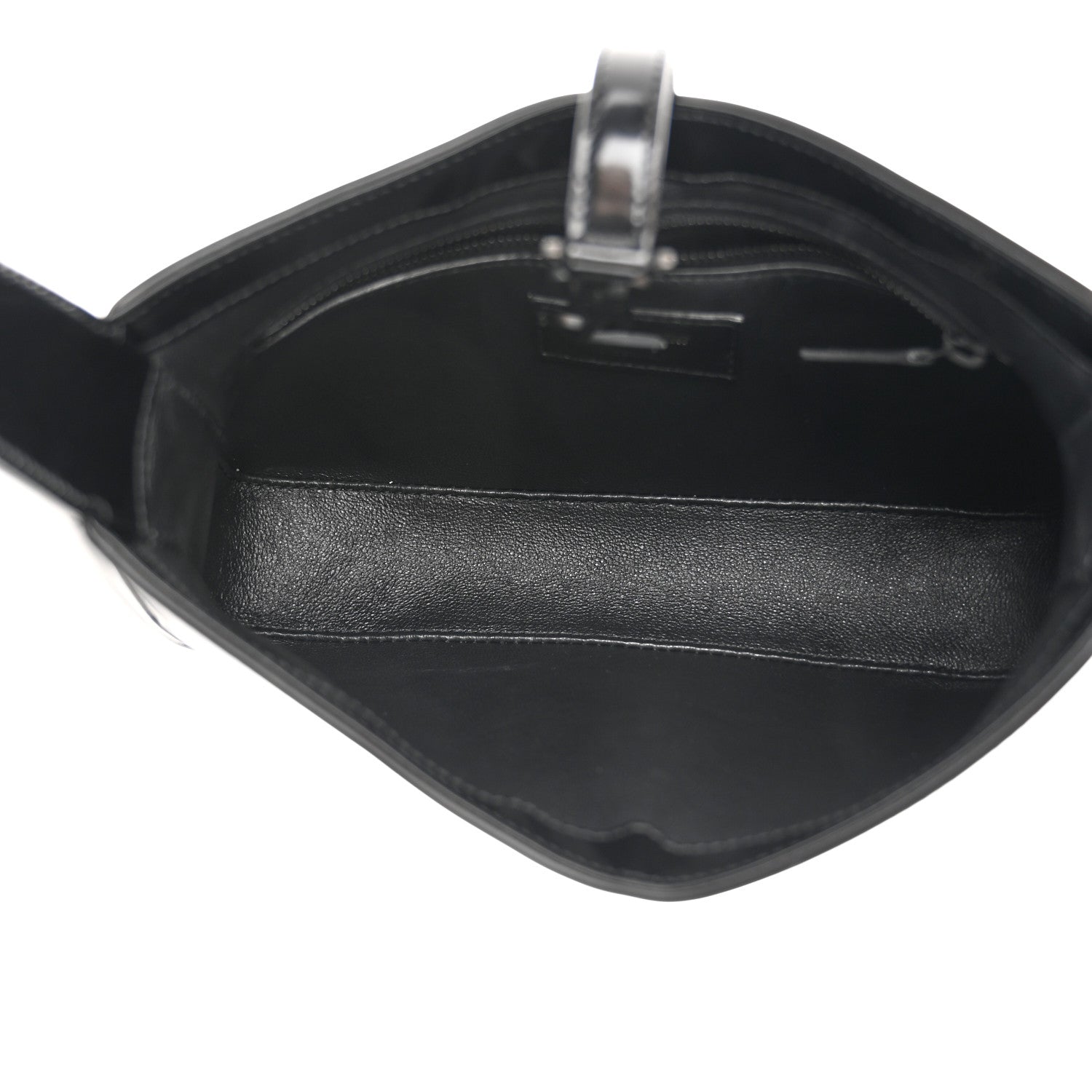 Saint Laurent Patent Le 5 A 7 Hobo Black 5 of 10