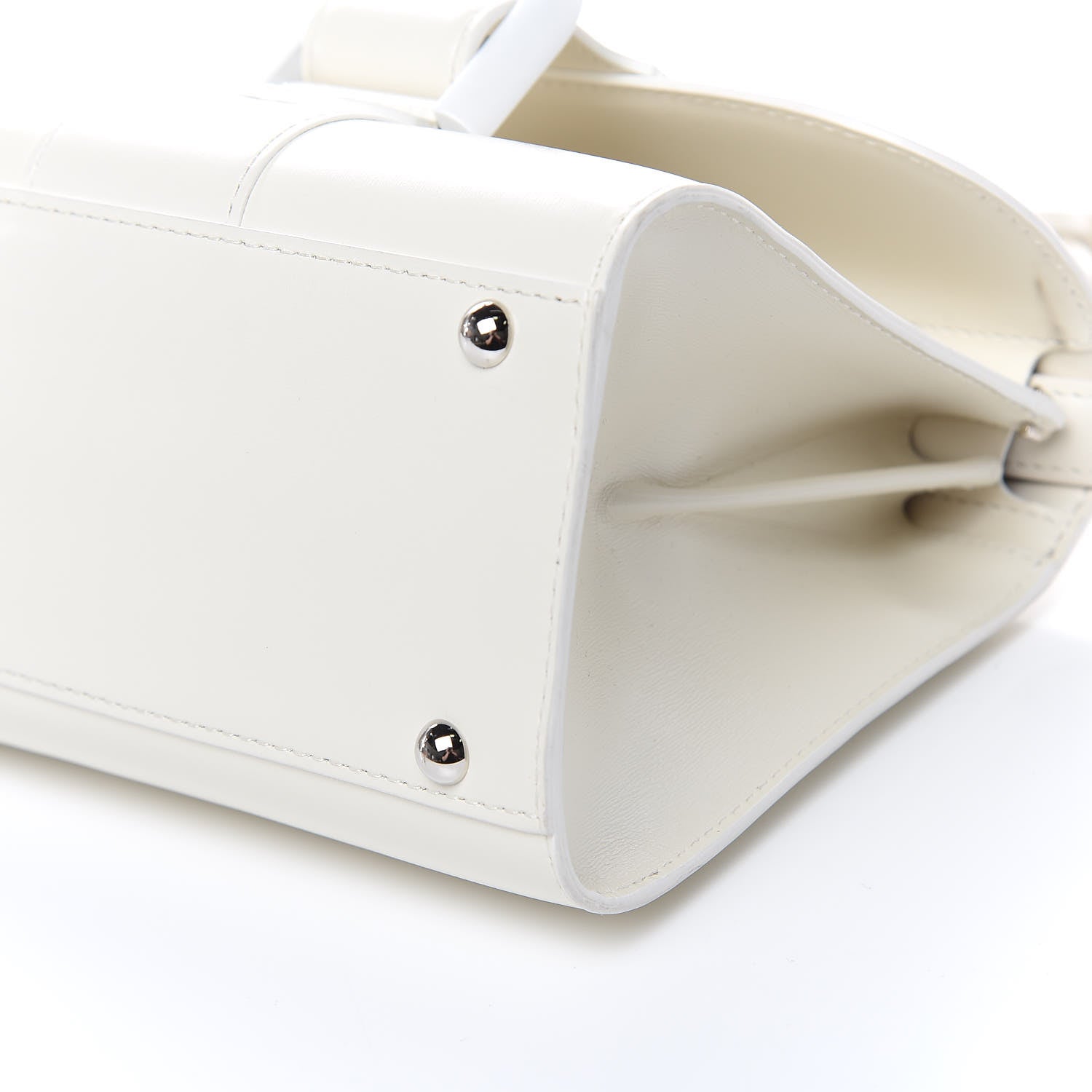 Delvaux Calfskin Mini Brillant Satchel Ivory 14 of 16