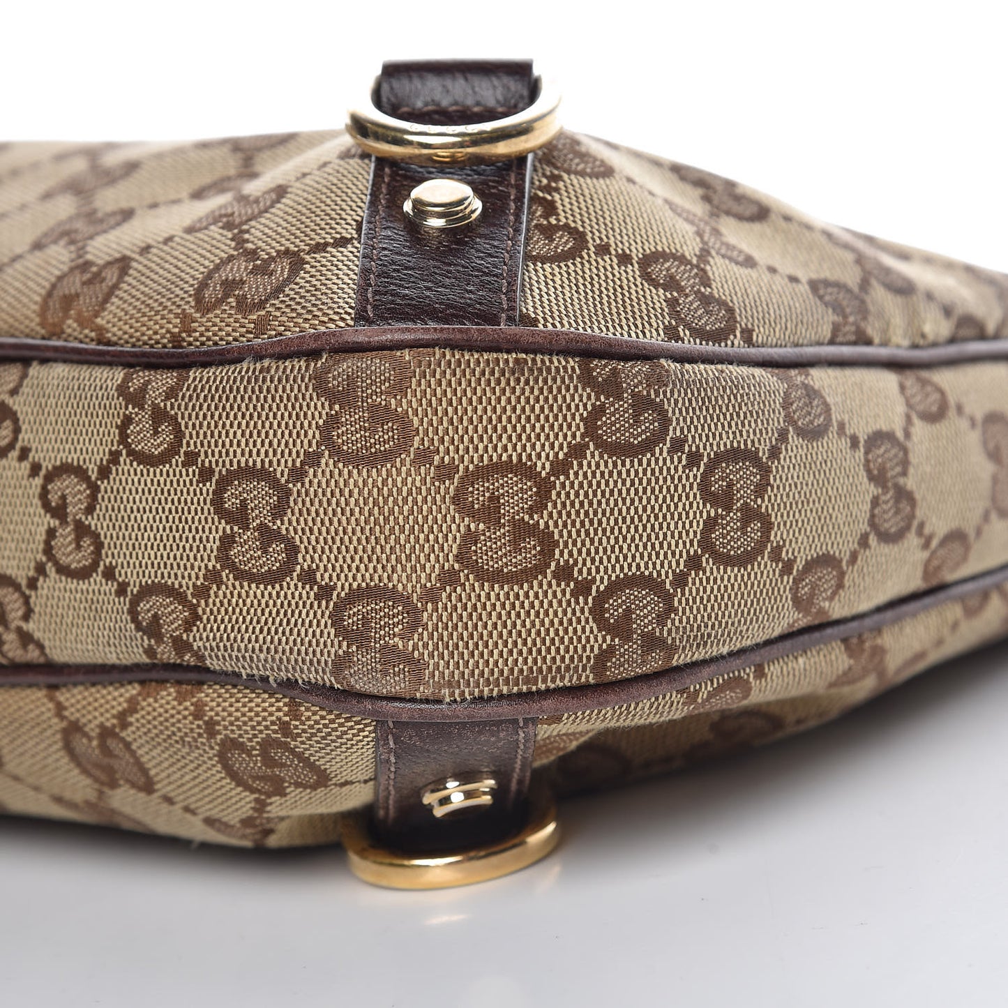 Monogram Medium Abbey D Ring Hobo Brown