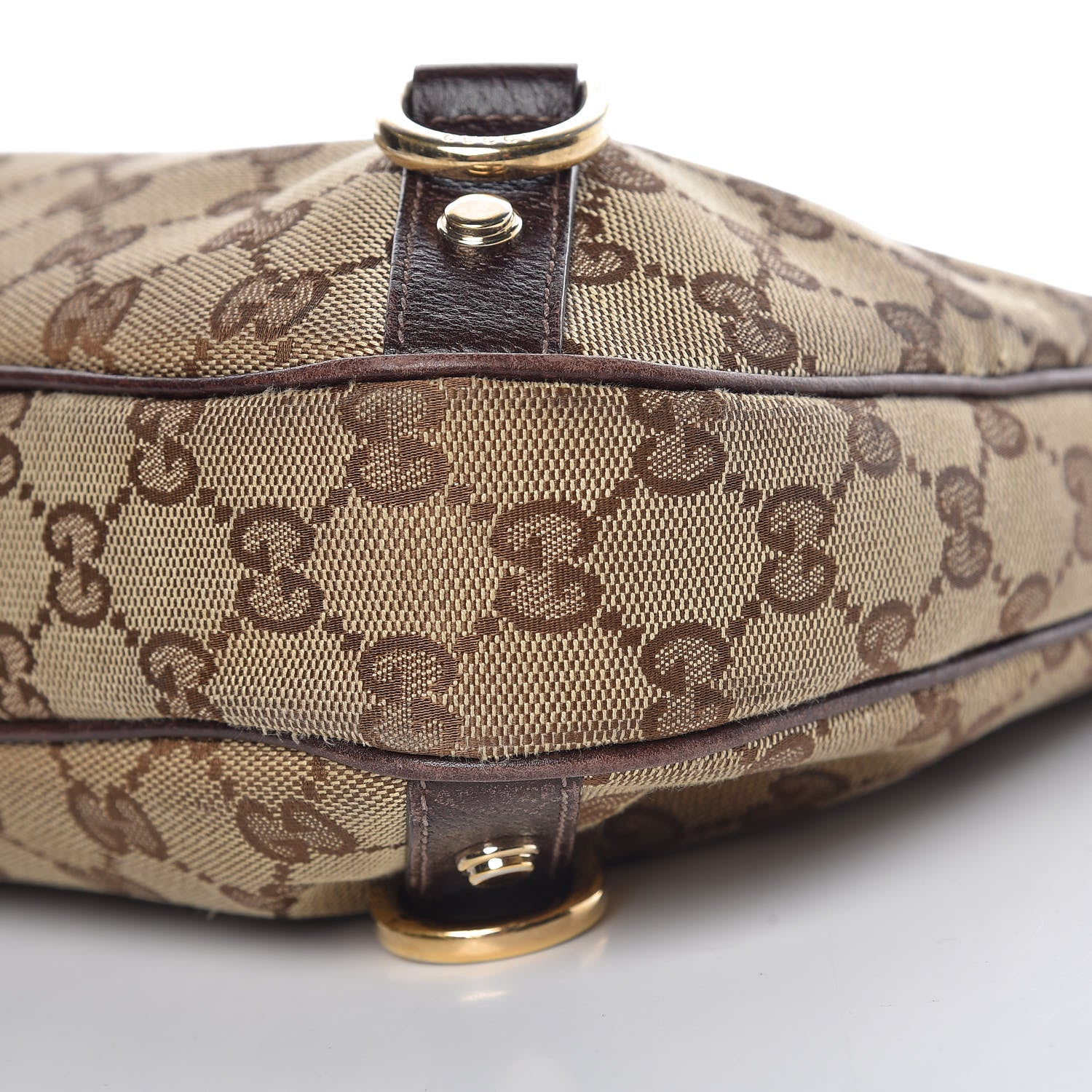 Gucci Monogram Medium Abbey D Ring Hobo Brown 6 of 17