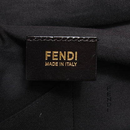 Fendi Zucca Vitello Artic Medium Double Zip Tote Tobacco Castagna 6 of 9