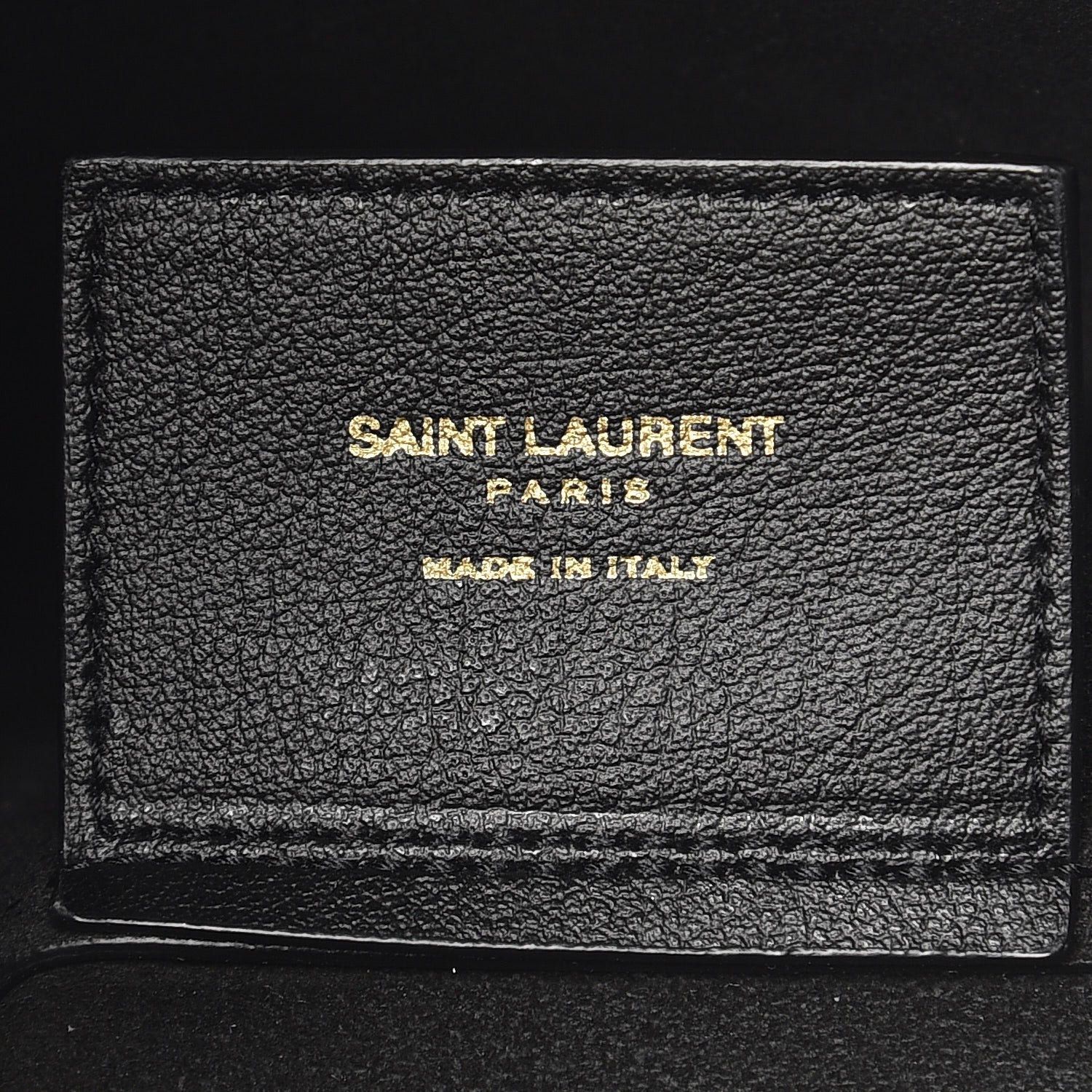 Saint Laurent Calfskin Toy Shopping Tote Black 7 of 8
