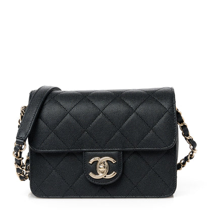 Chanel Caviar Quilted Like A Wallet Flap Black 1 of 12