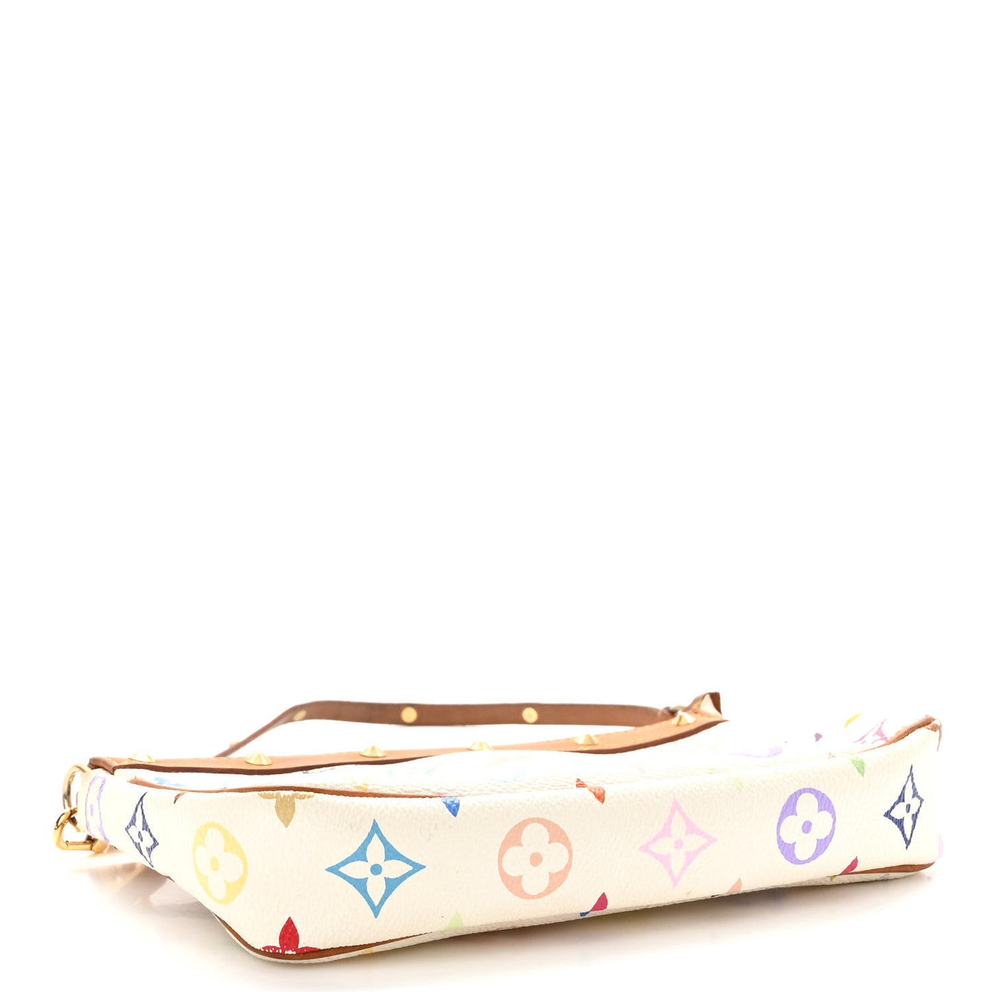 Monogram Multicolor Pochette Accessories White