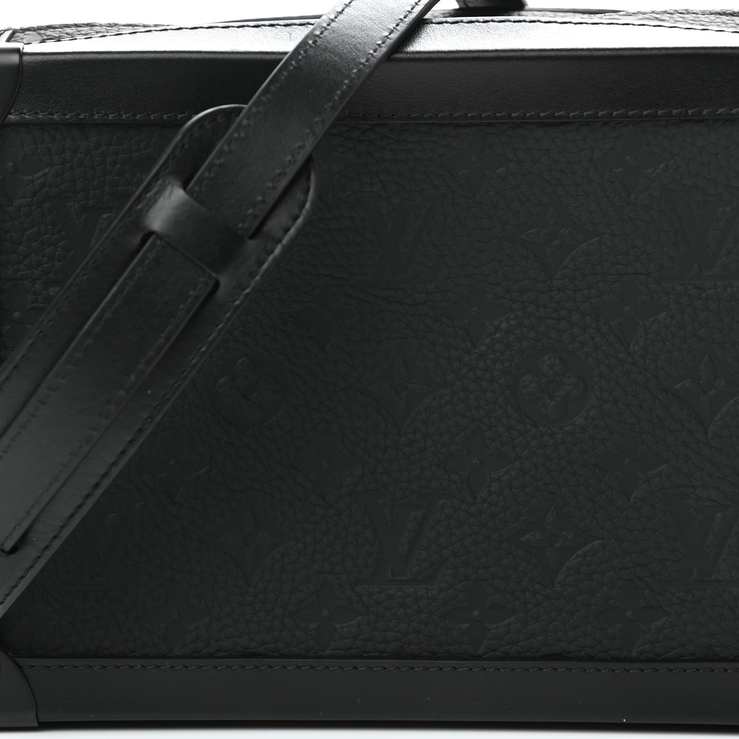 Taurillon Monogram Solar Ray Soft Trunk Black