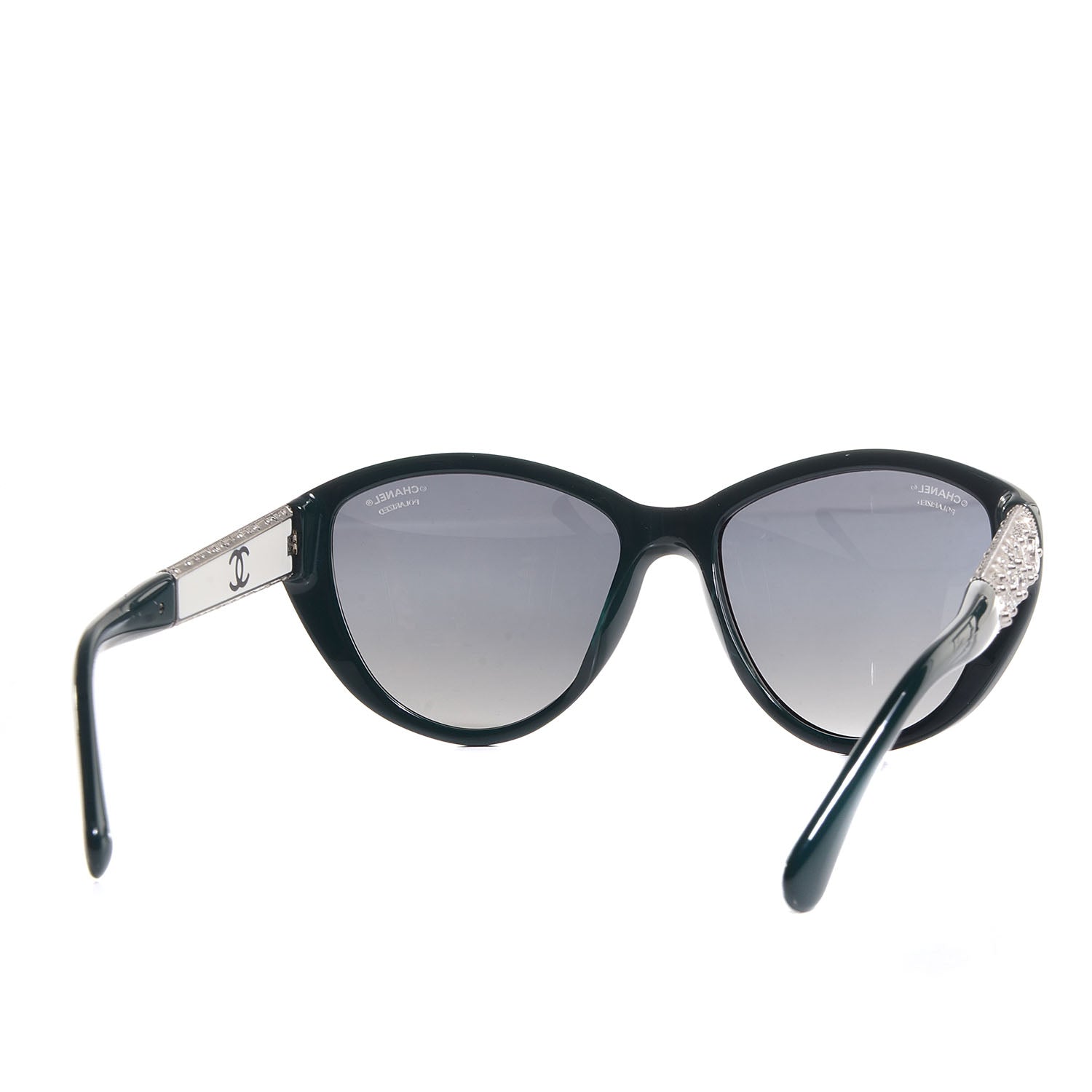 Chanel Cat Eye Bijoux Sunglasses 5298 B Green 2 of 9