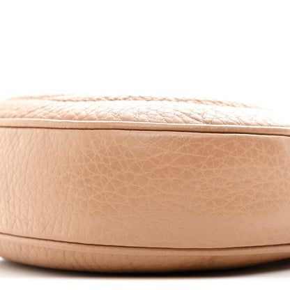 Gucci Pebbled Calfskin Mini Soho Chain Bag Camelia 19 of 19
