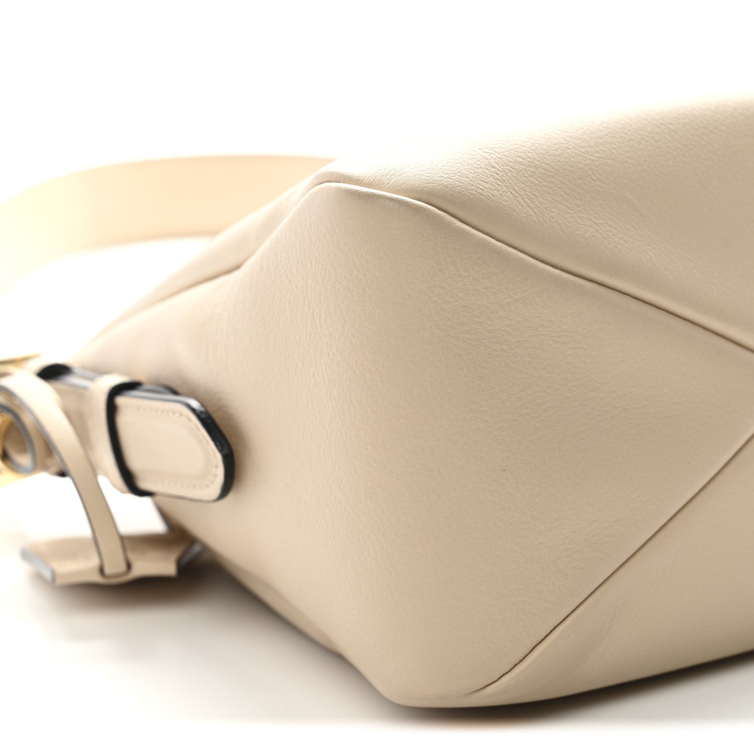 Prada Soft Calfskin Medium Aimee Shoulder Bag Travertine 9 of 10