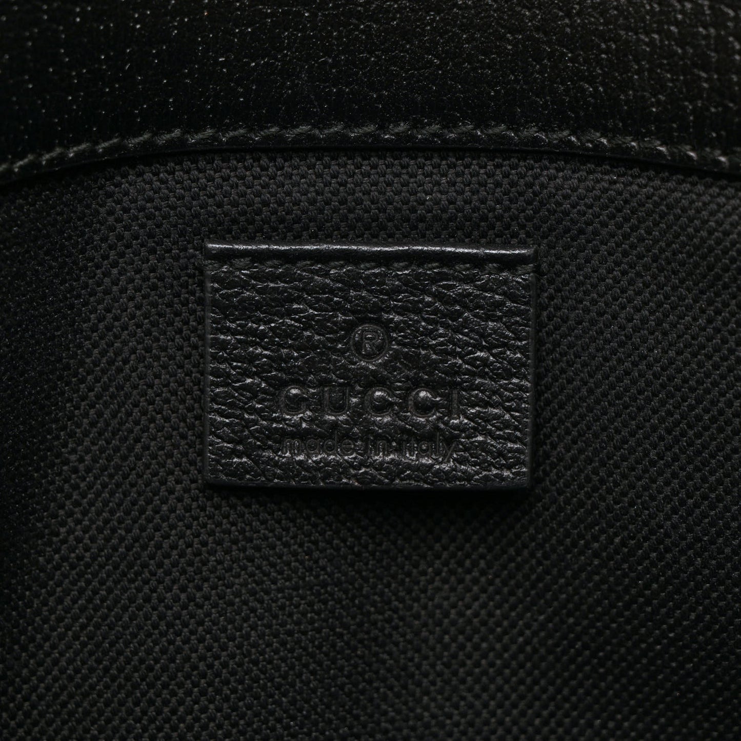 GG Supreme Monogram Psychedelic Slim Belt Bag Black