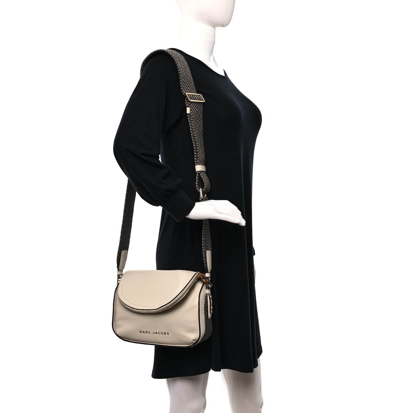 Calfskin Mini The Groove Messenger Crossbody Marshmallow