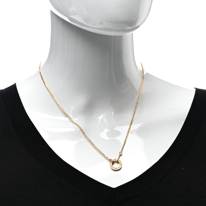 Cartier 18K Yellow Gold 2 Diamond LOVE Necklace 2 of 5
