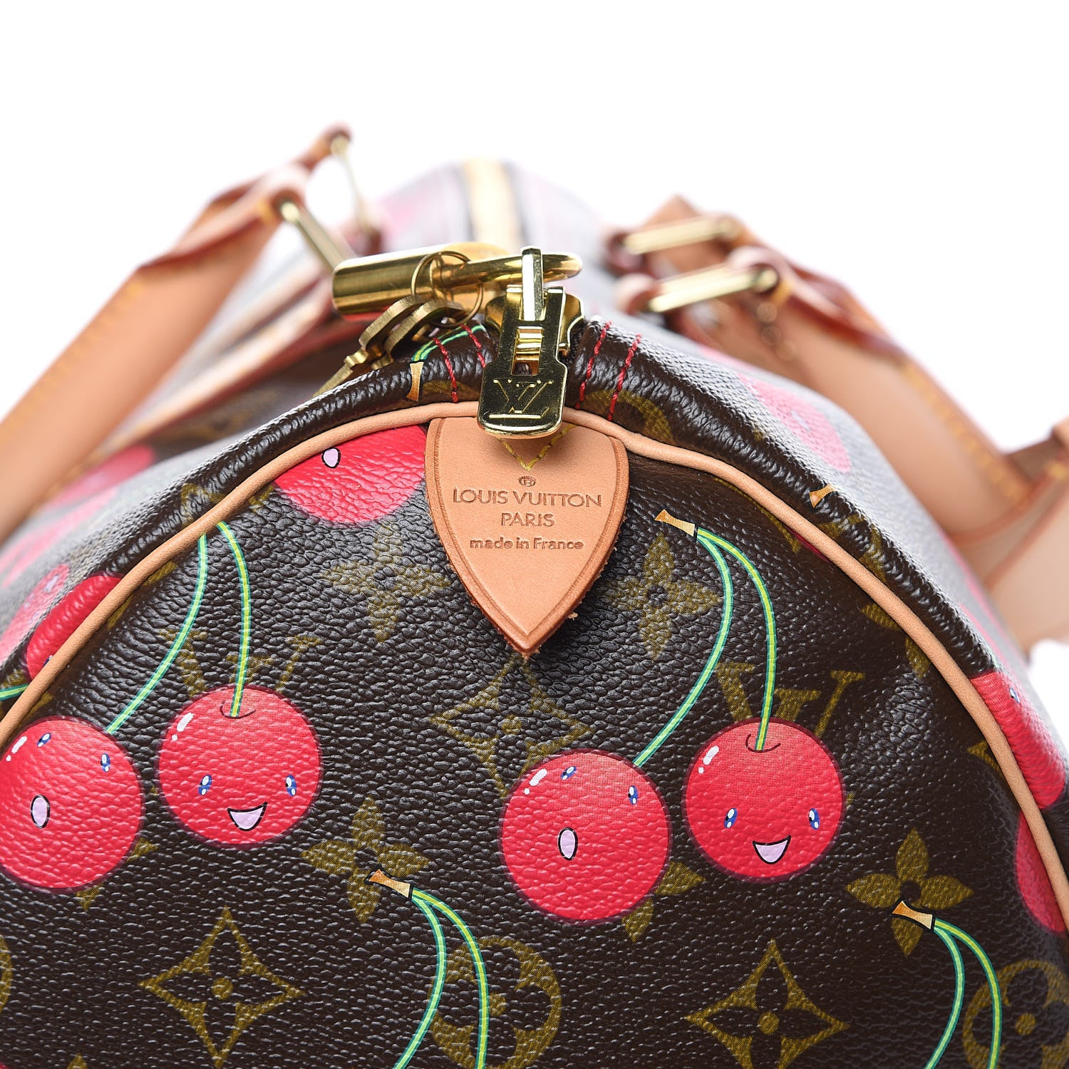 Louis Vuitton Monogram Cerises Keepall 45 7 of 11