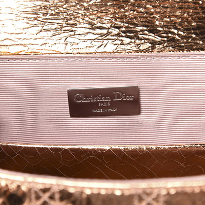 Christian Dior Ceramic Effect Deerskin Cannage Small Stardust Backpack Gold 5 of 8