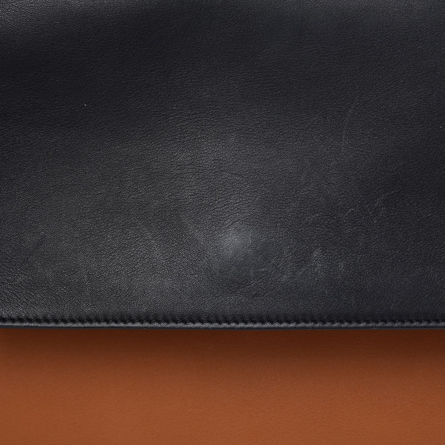 Smooth Calfskin Small Bi-Color Belt Bag Tan