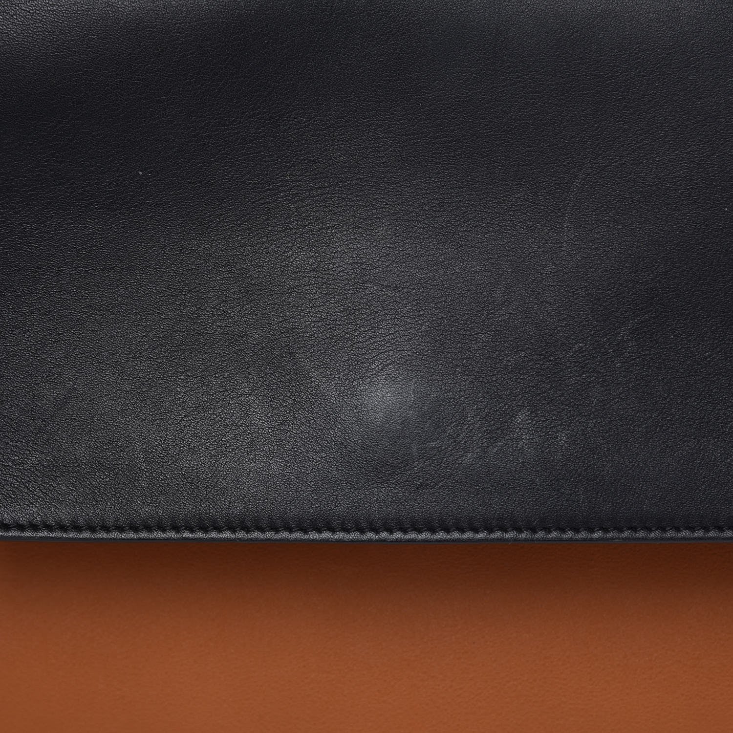 Celine Smooth Calfskin Small Bi-Color Belt Bag Tan 8 of 14