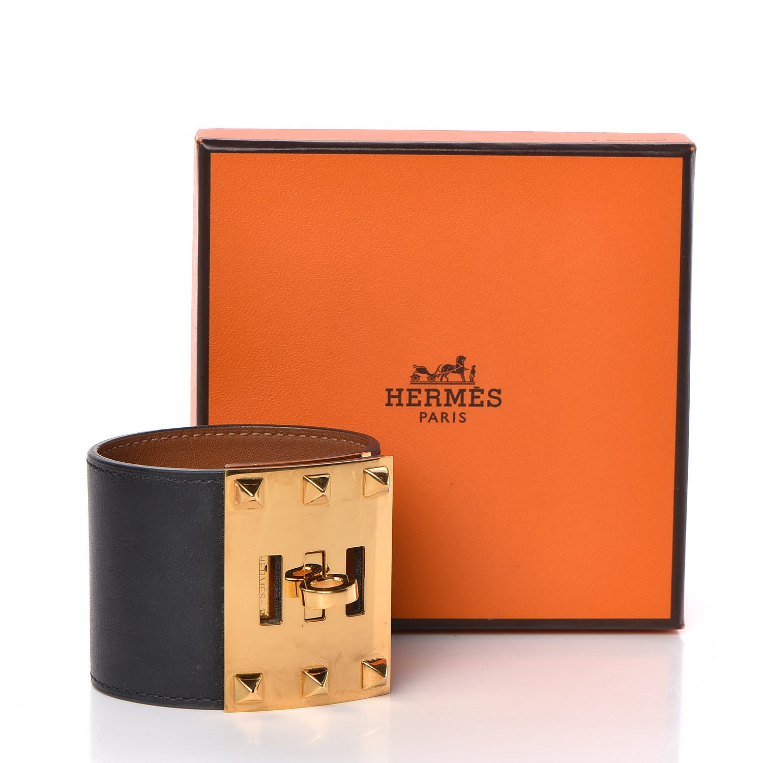Hermes Chamonix Extreme Kelly Bracelet S Black 6 of 6