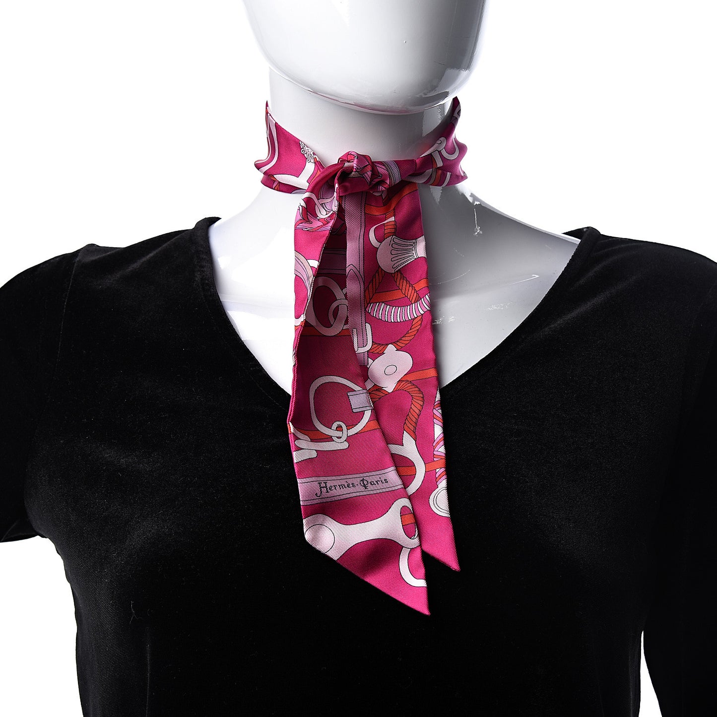 Silk Panoplie Equestre Twilly Fuchsia Rose Rouge