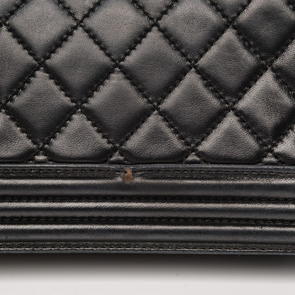 Chanel Lambskin Quilted Small Boy Flap Black 6 of 10