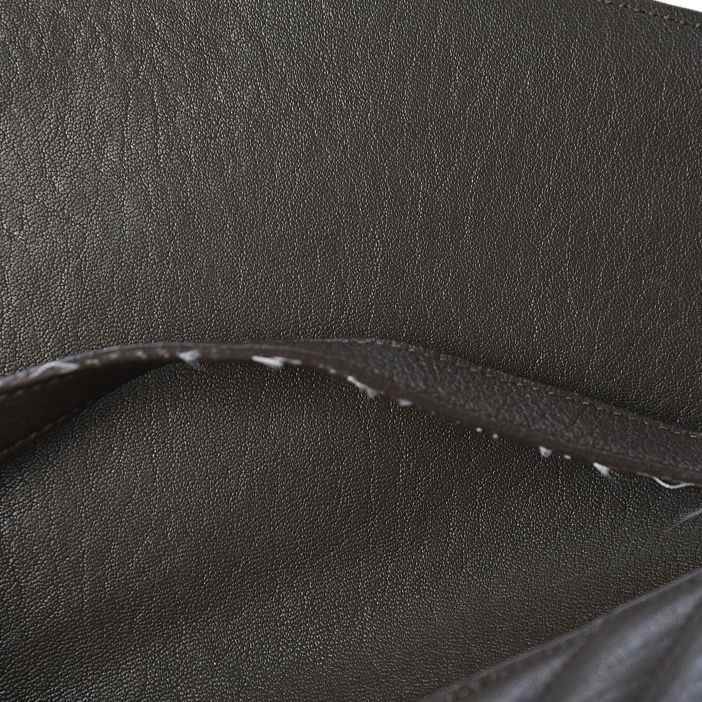 Sheepskin Matelasse Chevron Monogram Large College Satchel Dark Anthracite