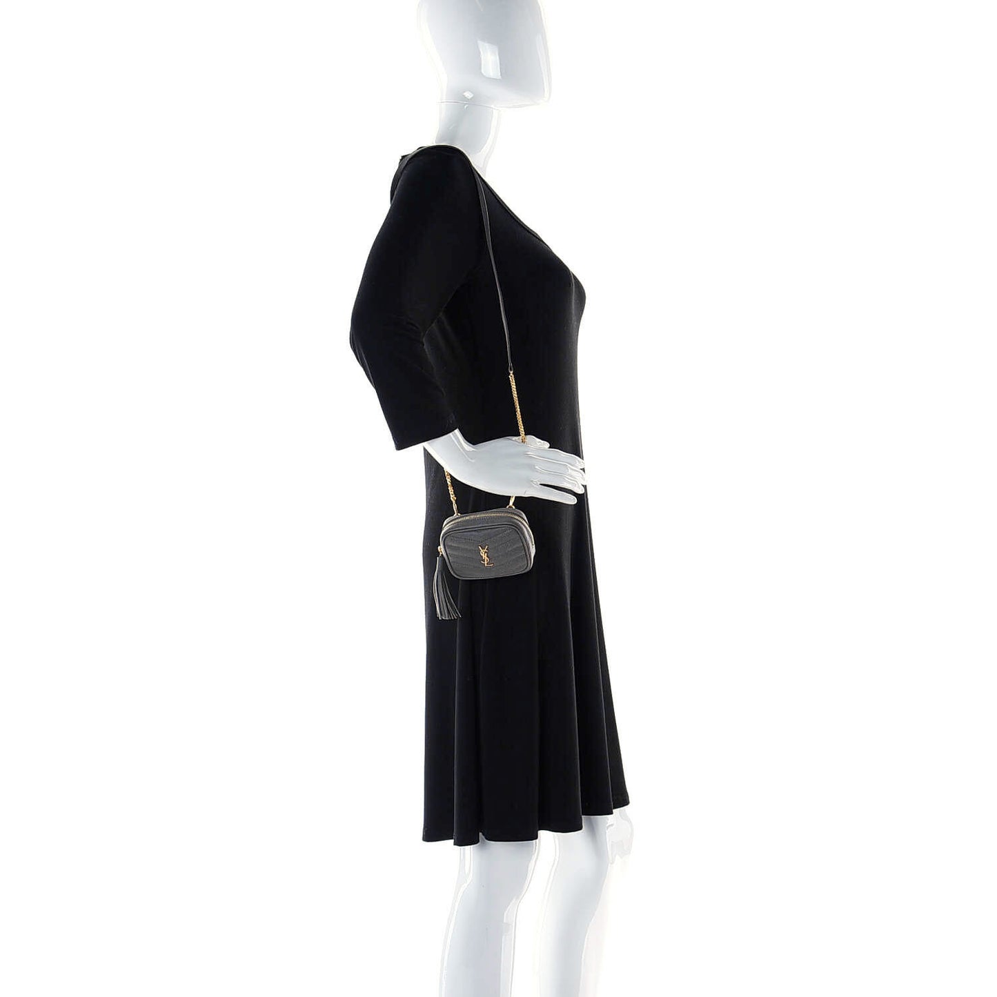 Grain De Poudre Matelasse Monogram Baby Lou Camera Bag Fog