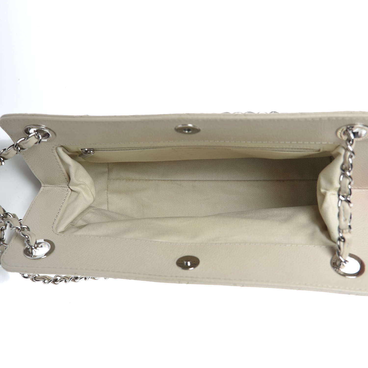 Chanel Caviar Quilted Timeless CC Shopping Tote Beige Clair 7 of 14