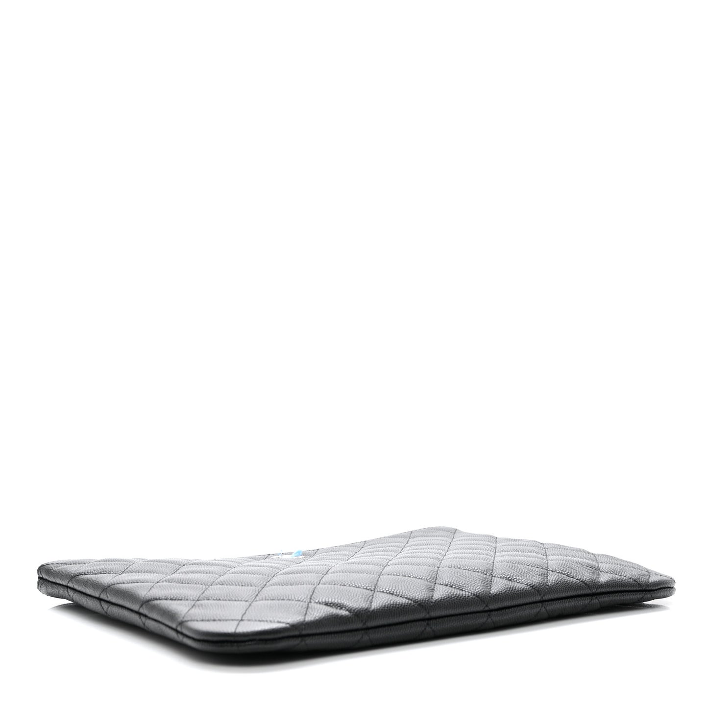 Caviar Quilted Medium Cosmetic Case Black