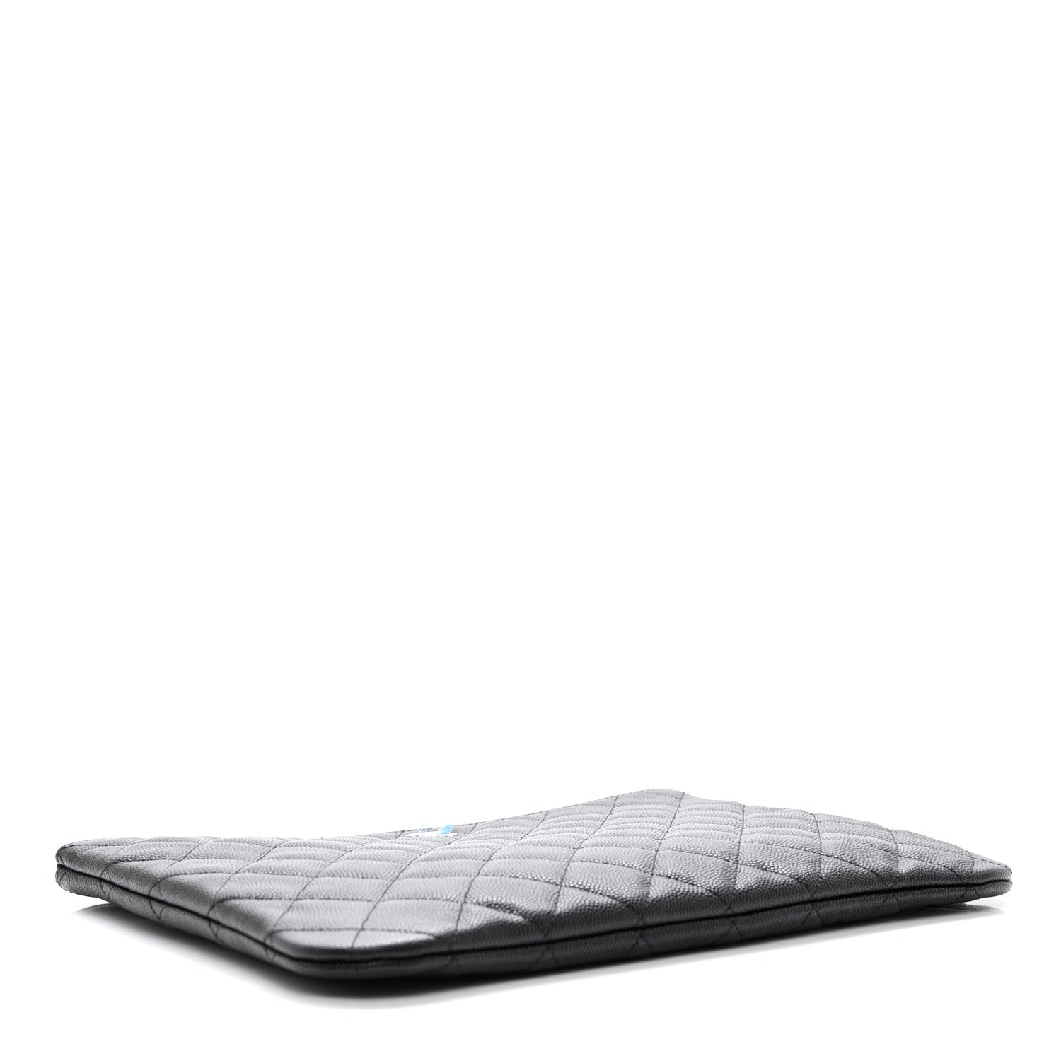 Chanel Caviar Quilted Medium Cosmetic Case Black 3 of 7
